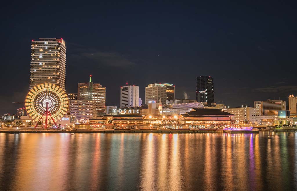 a view of the port at Kobe - ASEAN export business