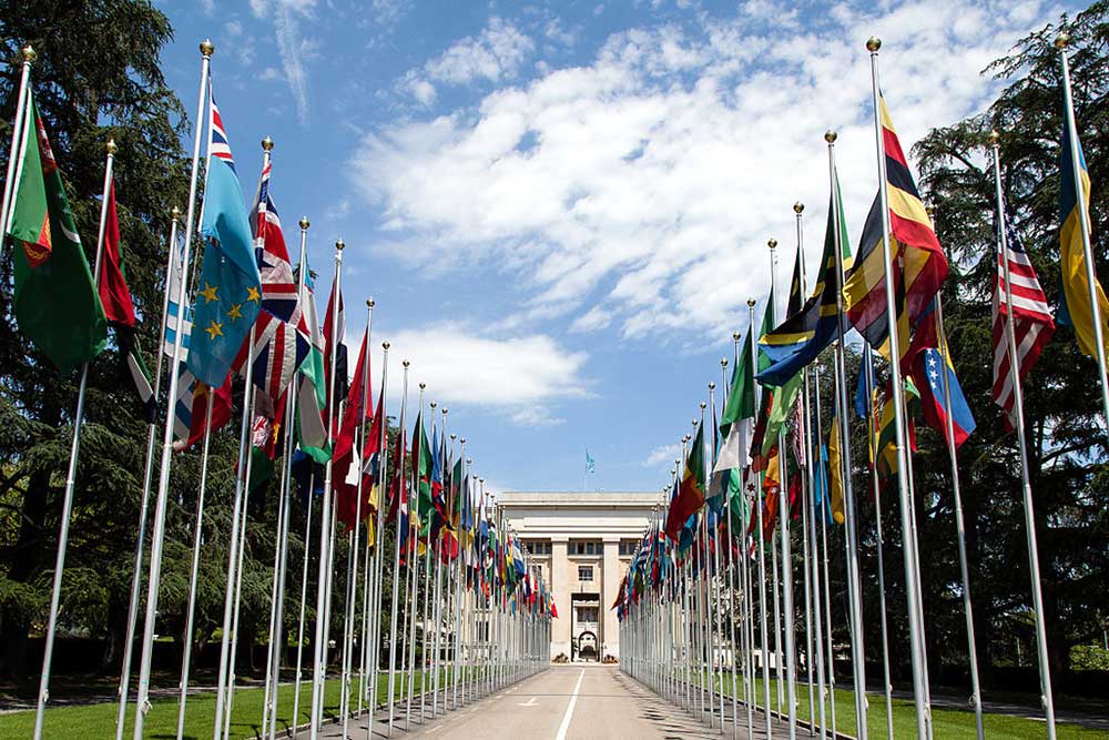 Palace of Nations UN, Geneva - the role of international organizations in international business law