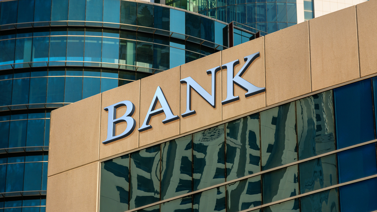 Outdoor Bank Sign